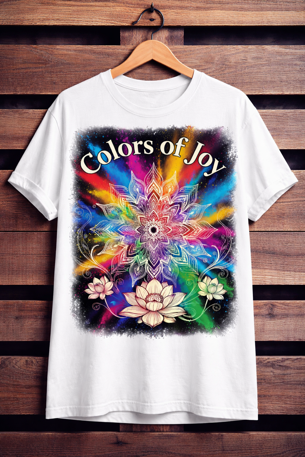 "Colours of Joy" Unisex Standard  T-Shirt - axisbuy.store