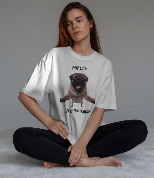 Unisex Dog lover DESI PUG LIFE  T-Shirt - axisbuy.store