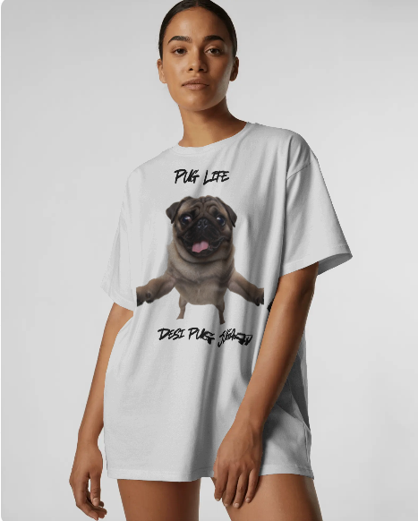 Unisex Dog lover DESI PUG LIFE  T-Shirt - axisbuy.store