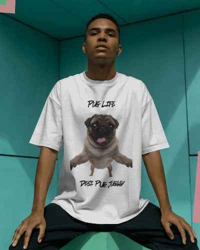 Unisex Dog lover DESI PUG LIFE  T-Shirt