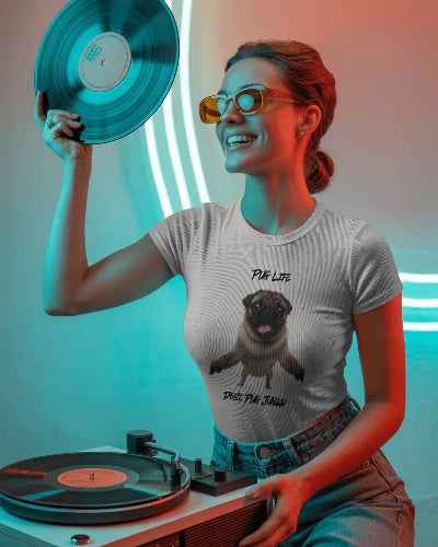 Unisex Dog lover DESI PUG LIFE  T-Shirt